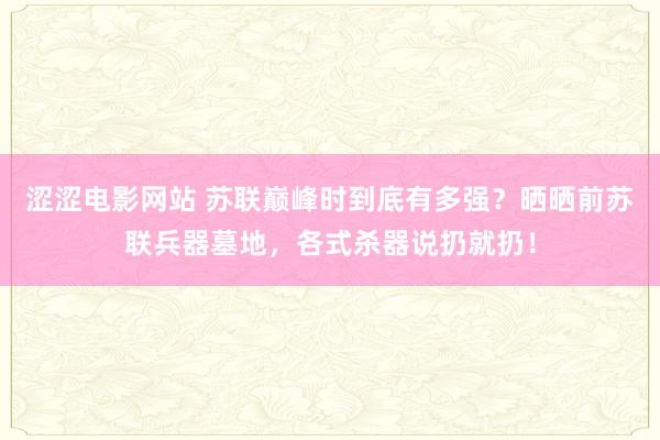 涩涩电影网站 苏联巅峰时到底有多强？晒晒前苏联兵器墓地，各式杀器说扔就扔！