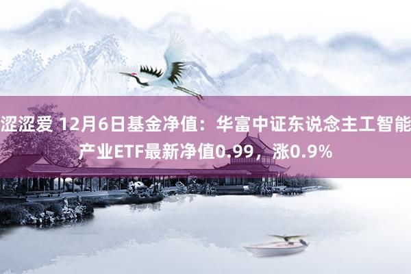 涩涩爱 12月6日基金净值：华富中证东说念主工智能产业ETF最新净值0.99，涨0.9%